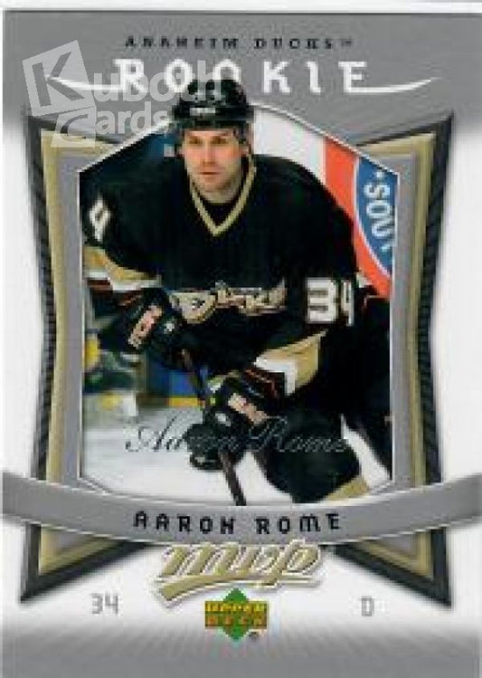 NHL 2007-08 Upper Deck MVP - No 321 - Aaron Rome