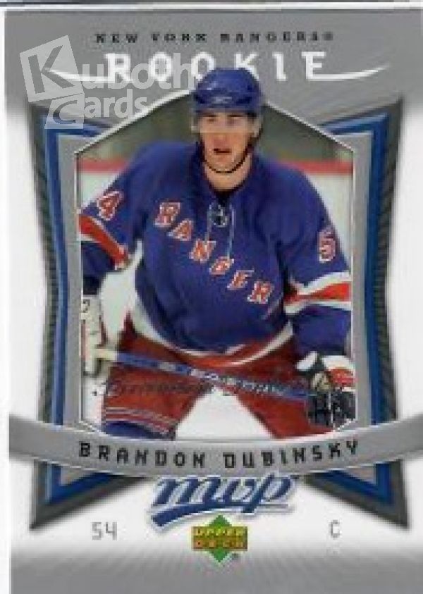 NHL 2007-08 Upper Deck MVP - No 343 - Brandon Dubinsky