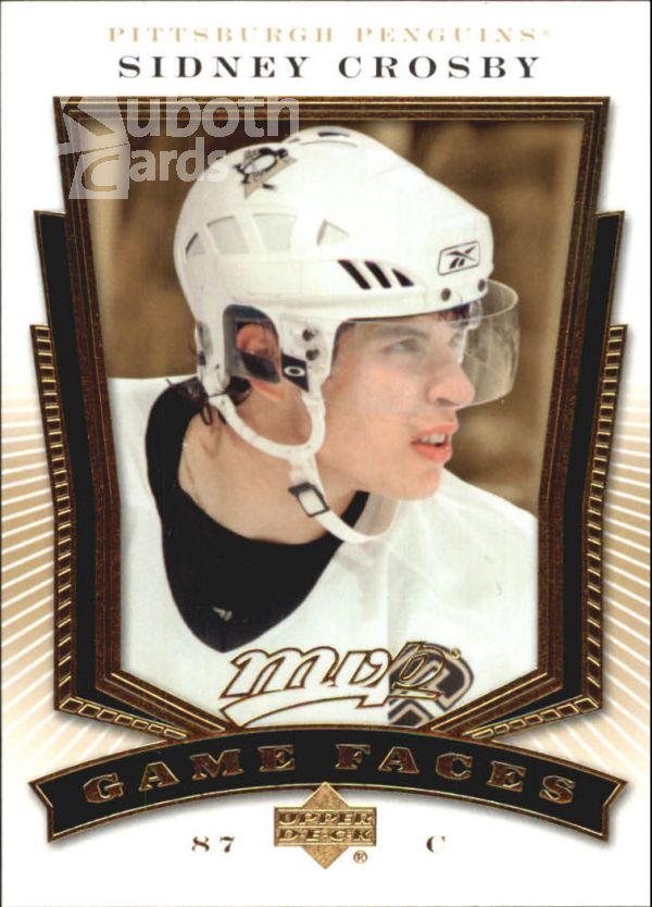 NHL 2007-08 Upper Deck MVP Game Faces - No GF1 - Sidney Crosby