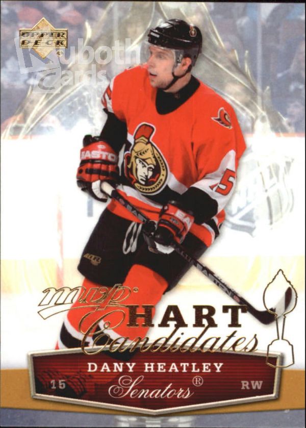 NHL 2007-08 Upper Deck MVP Hart Candidates - No HC7 - Dany Heatley