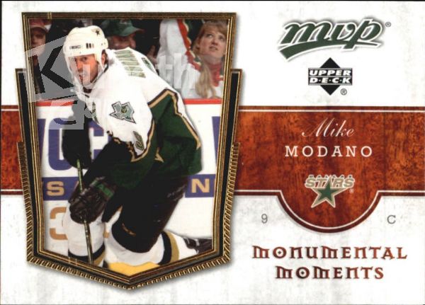 NHL 2007-08 Upper Deck MVP Monumental Moments - No MM7 - Mike Modano