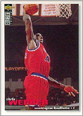 NBA 1995-96 Collector's Choice - No 294 - Chris Webber