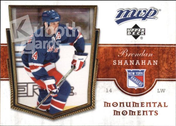 NHL 2007-08 Upper Deck MVP Monumental Moments - No MM9 - Brendan Shanahan