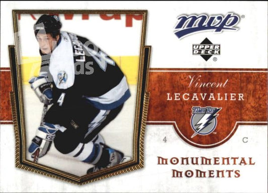 NHL 2007-08 Upper Deck MVP Monumental Moments - No MM12 - Vincent Lecavalier