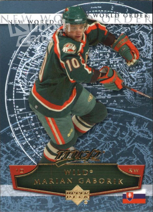 NHL 2007-08 Upper Deck MVP New World Order - No NW5 - Marian Gaborik