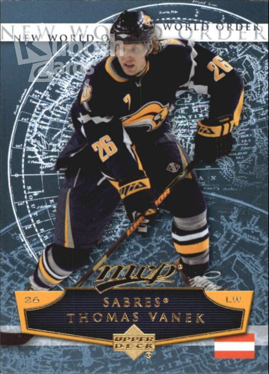 NHL 2007-08 Upper Deck MVP New World Order - No NW10 - Thomas Vanek