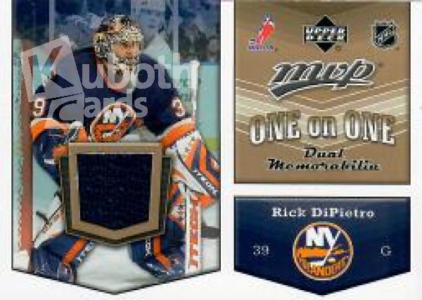 NHL 2007-08 Upper Deck MVP One on One - No OO-DE - Rick DiPietro / Robert Esche