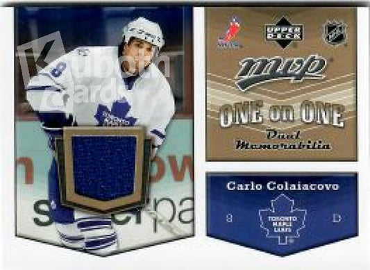 NHL 2007-08 Upper Deck MVP One on One - No OO-CK - Carlo Colaiacovo / Mike Komisarek