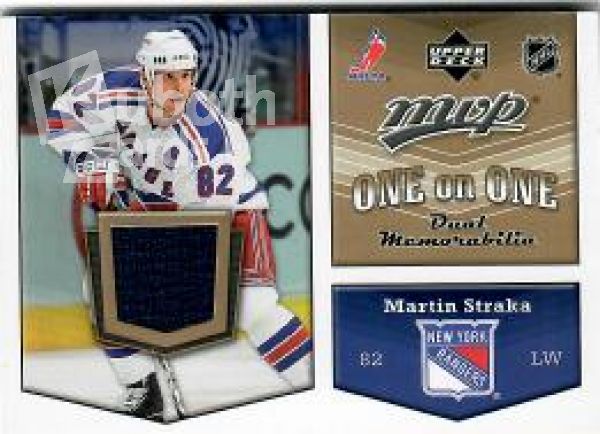 NHL 2007-08 Upper Deck MVP One on One - No OO-NY - Martin Straka / Miroslav Satan