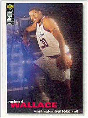 NBA 1995-96 Collector's Choice International German II - No 109 - Rasheed Wallace