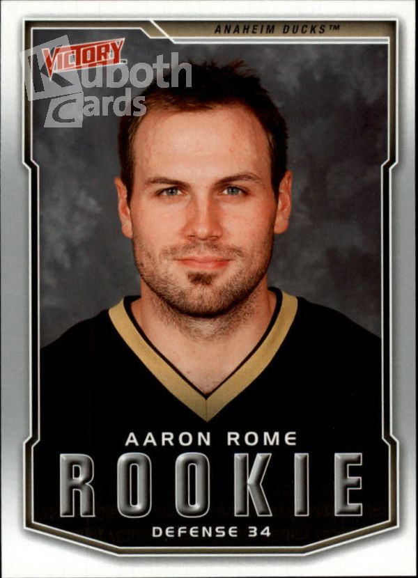 NHL 2007-08 Upper Deck Victory - No 214 - Aaron Rome