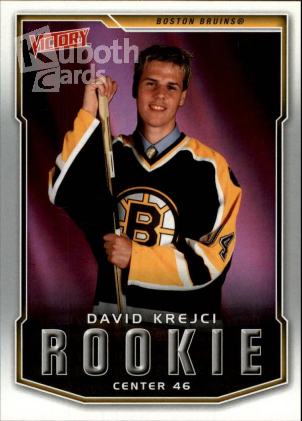 NHL 2007-08 Upper Deck Victory - No 228 - David Krejci