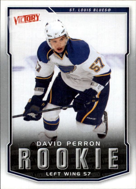 NHL 2007-08 Upper Deck Victory - No 307 - David Perron