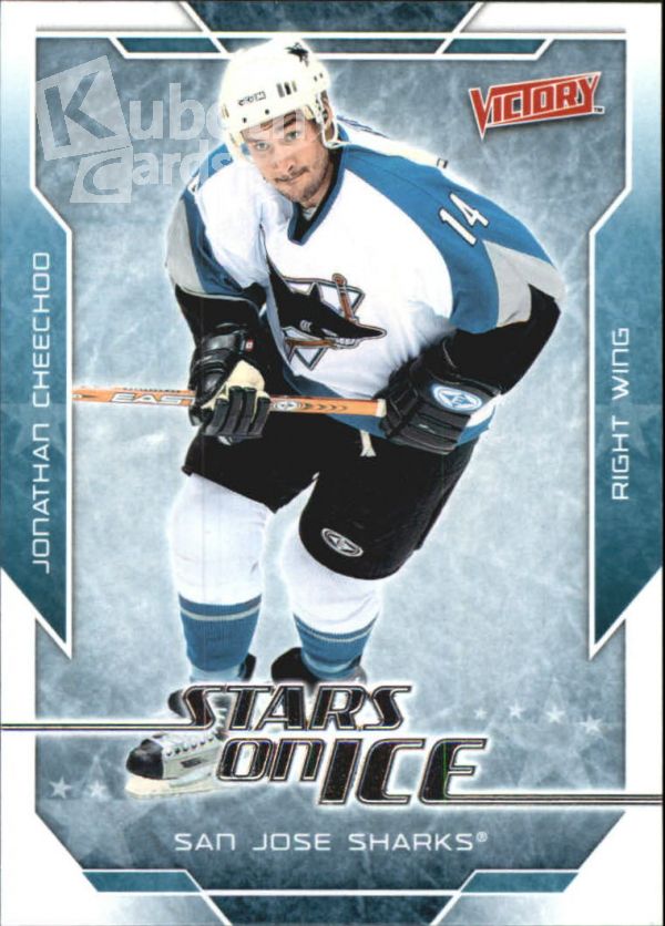 NHL 2007-08 Upper Deck Victory Stars on Ice - No SI14 - Jonathan Cheechoo