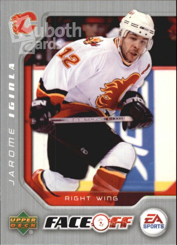 NHL 2007-08 Upper Deck Victory EA Sports Face-Off - No FO1 - Jarome Iginla