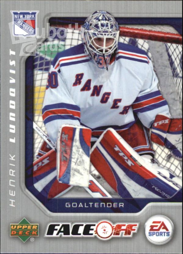 NHL 2007-08 Upper Deck Victory EA Sports Face-Off - No FO2 - Henrik Lundqvist