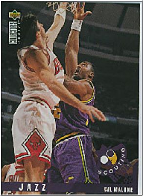 NBA 1995-96 Collector's Choice - No 347 - Karl Malone