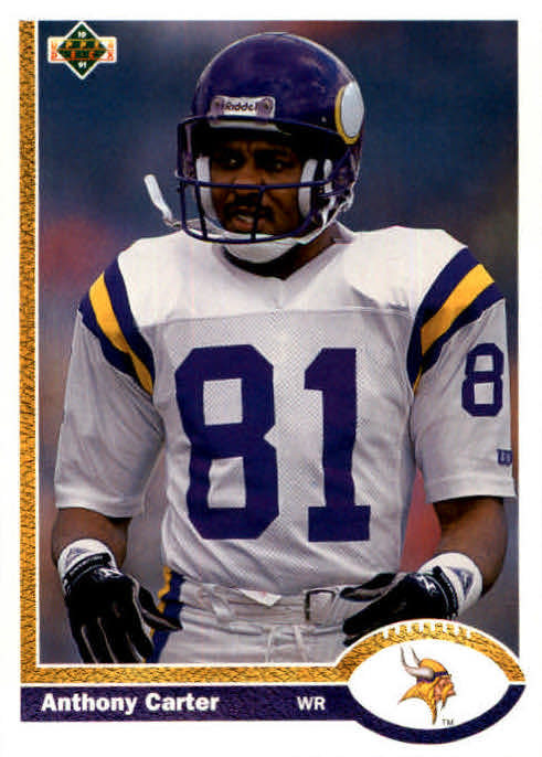 NFL 1991 Upper Deck - No 236 - Anthony Carter