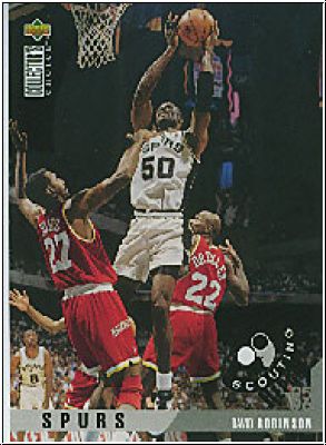 NBA 1995-96 Collector's Choice - No 344 - David Robinson