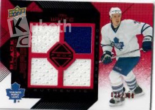 NHL 2008-09 Black Diamond Jerseys Quad - No BDJ-IW - Ian White