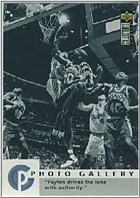 NBA 1995-96 Collector's Choice - No 395 - Gary Payton