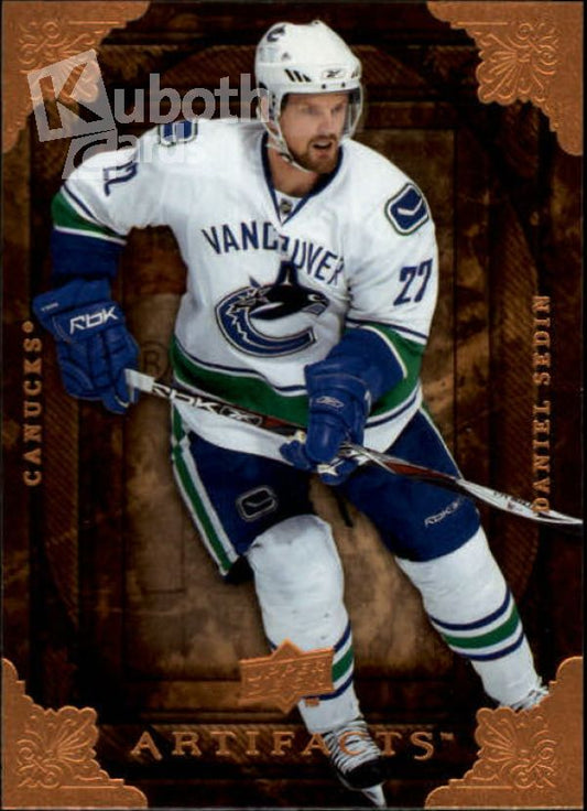 NHL 2008-09 Artifacts - No 5 - Daniel Sedin