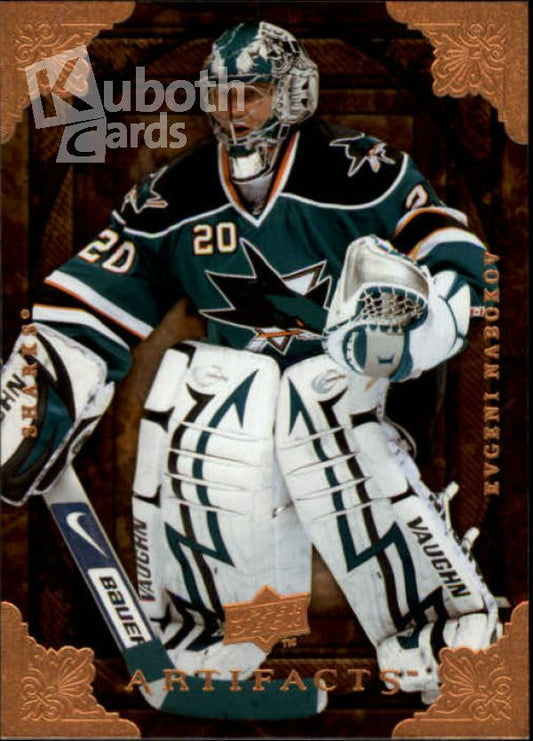 NHL 2008-09 Artifacts - No 17 - Evgeni Nabokov