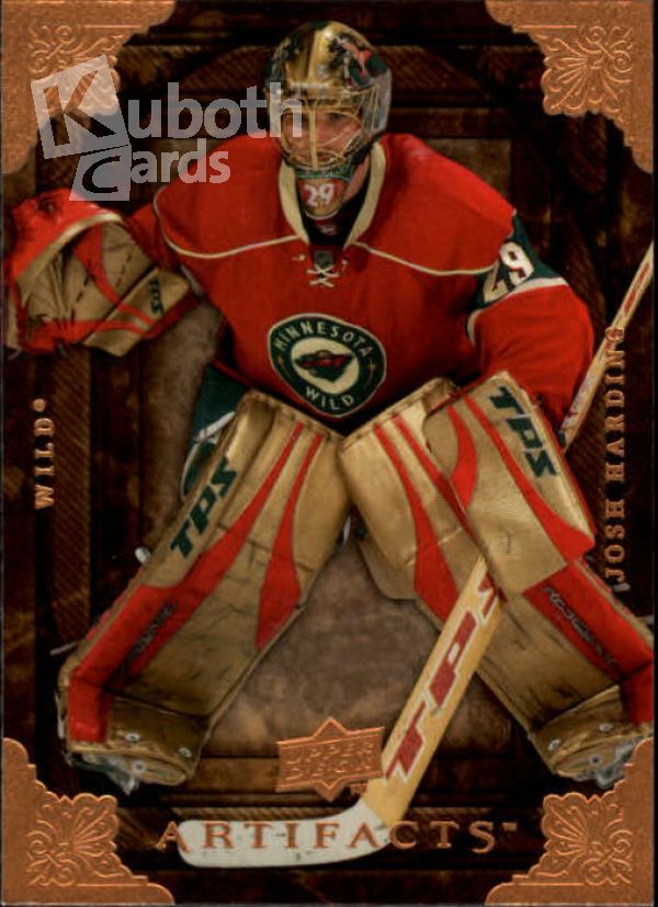 NHL 2008-09 Artifacts - No 52 - Josh Harding