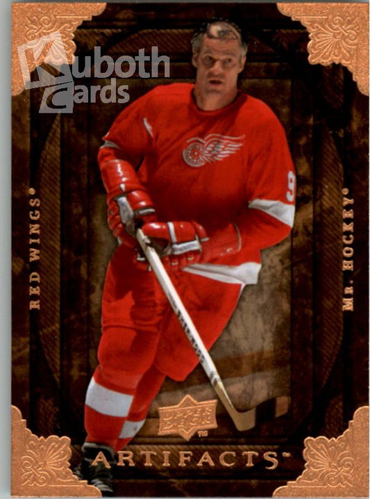 NHL 2008-09 Artifacts - No 63 - Gordie Howe Mr. Hockey