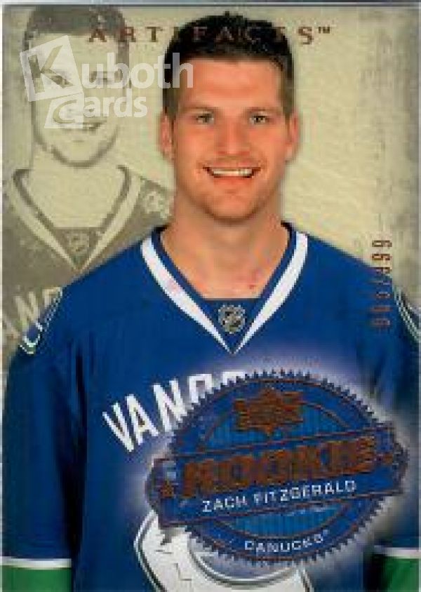 NHL 2008-09 Artifacts - No 235 - Zach Fitzgerald