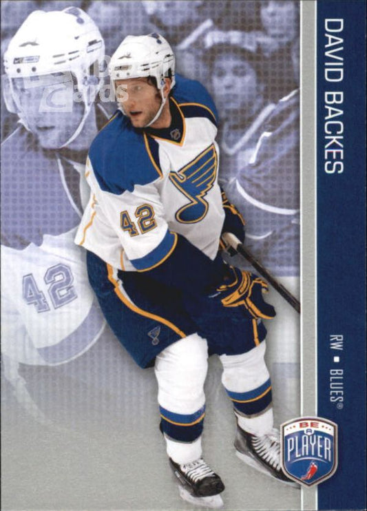 NHL 2008-09 Be A Player - No 154 - David Backes