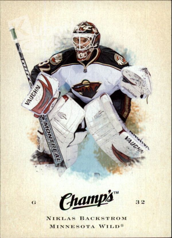 NHL 2008-09 Upper Deck Champ's - No 67 - Niklas Backstrom