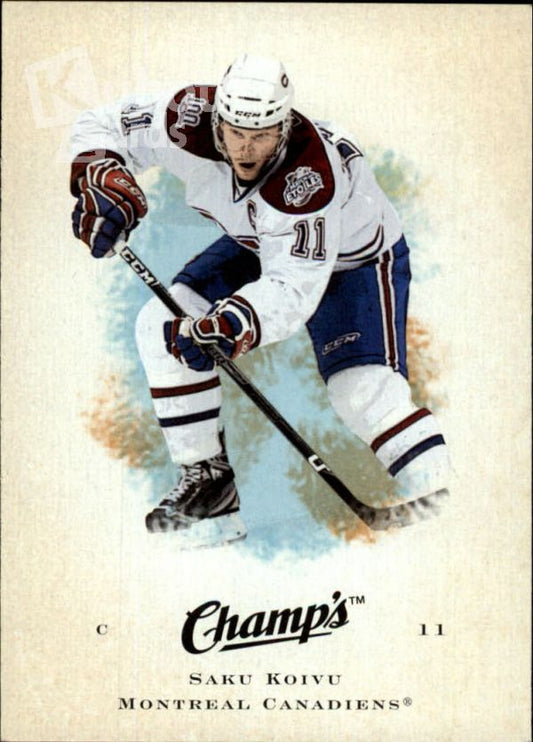 NHL 2008-09 Upper Deck Champ's - No 87 - Saku Koivu