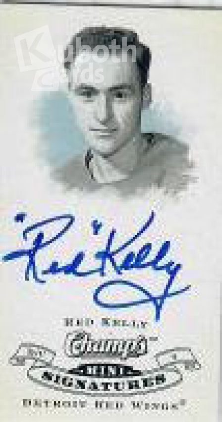 NHL 2008-09 Upper Deck Champ's Mini Signatures - No CS-RK - Red Kelly