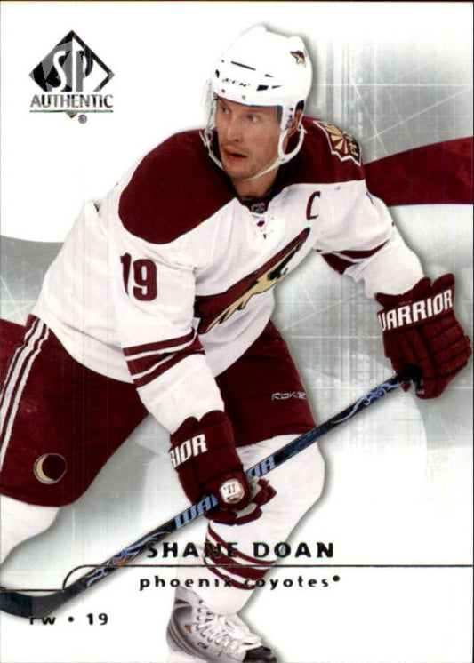 NHL 2008-09 SP Authentic - No 12 - Shane Doan