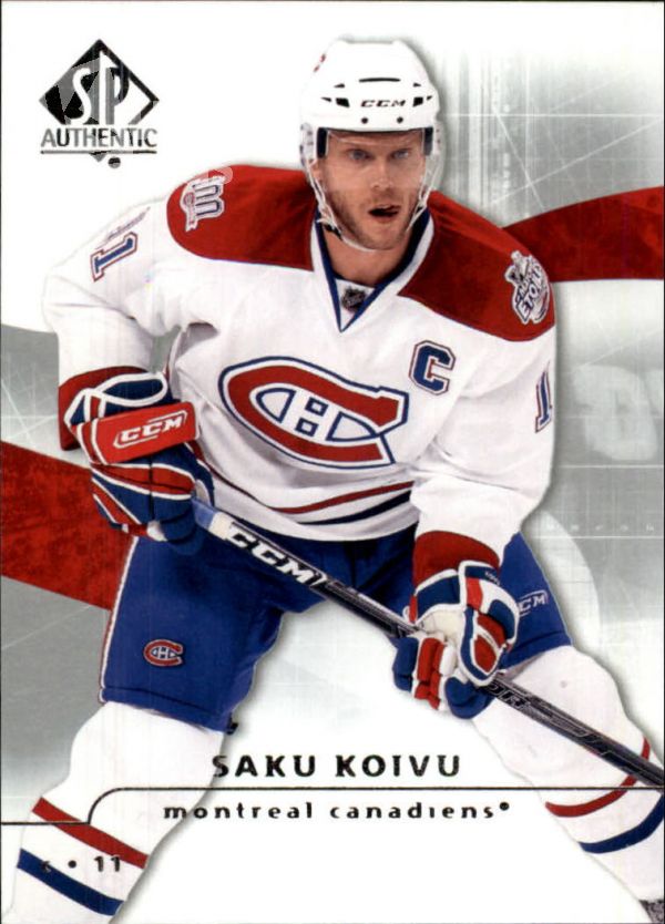 NHL 2008-09 SP Authentic - No 14 - Saku Koivu