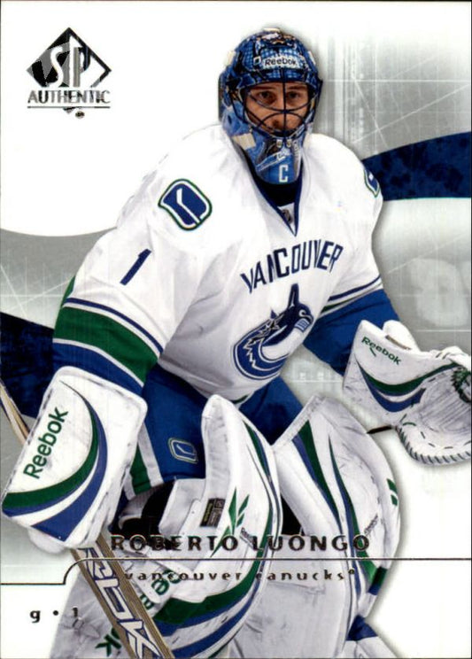 NHL 2008-09 SP Authentic - No 18 - Roberto Luongo