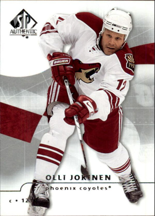 NHL 2008-09 SP Authentic - No 31 - Olli Jokinen