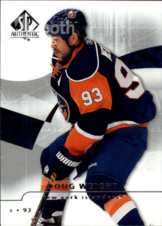 NHL 2008-09 SP Authentic - No 47 - Doug Weight