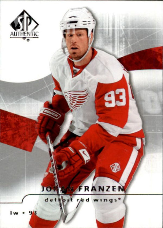 NHL 2008-09 SP Authentic - No 57 - Johan Franzen