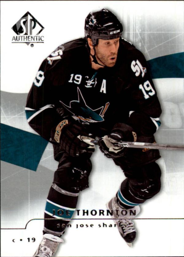 NHL 2008-09 SP Authentic - No. 58 - Joe Thornton