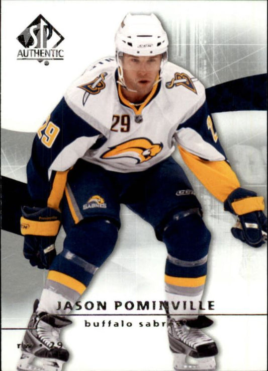 NHL 2008-09 SP Authentic - No 62 - Jason Pominville