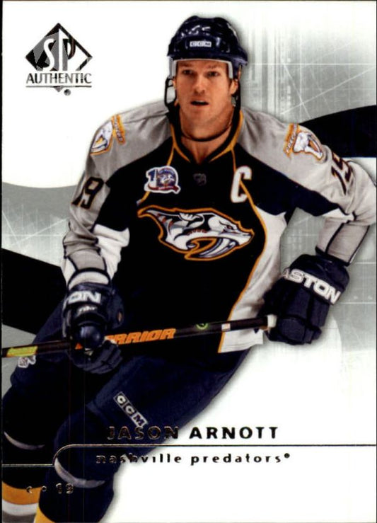 NHL 2008-09 SP Authentic - No 63 - Jason Arnott