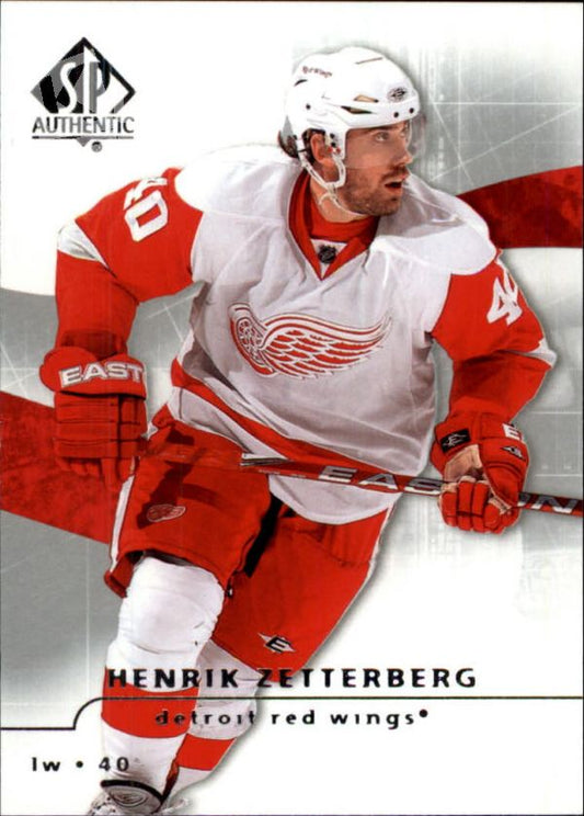 NHL 2008-09 SP Authentic - No 67 - Hernik Zetterberg