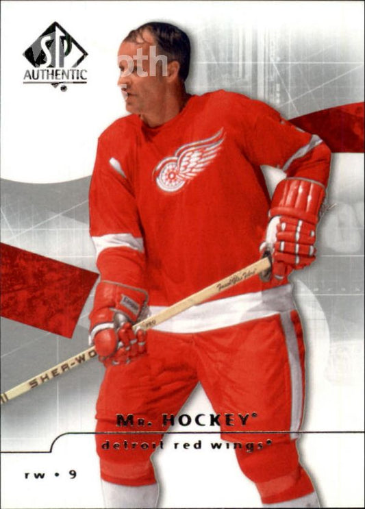 NHL 2008-09 SP Authentic - No 71 - Gordie Howe "Mr. Hockey"