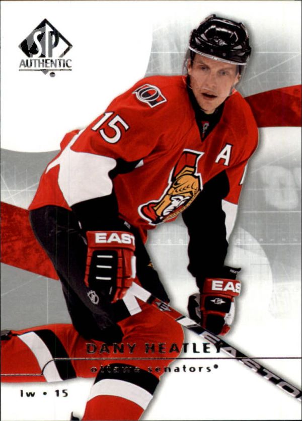 NHL 2008-09 SP Authentic - No 77 - Dany Heatley