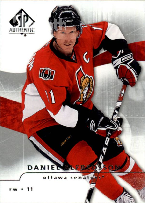 NHL 2008-09 SP Authentic - No 80 - Daniel Alfredsson