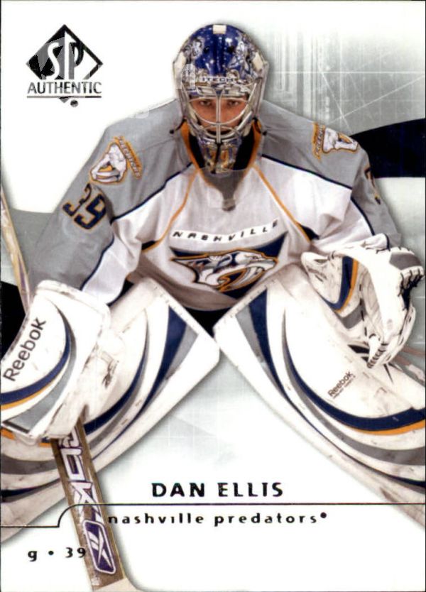 NHL 2008-09 SP Authentic - No 81 - Dan Ellis