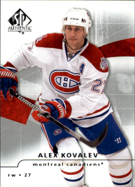 NHL 2008-09 SP Authentic - No 99 - Alex Kovalev