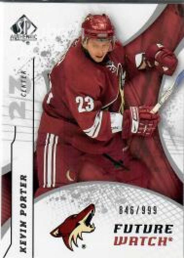 NHL 2008-09 SP Authentic - No 204 - Kevin Porter